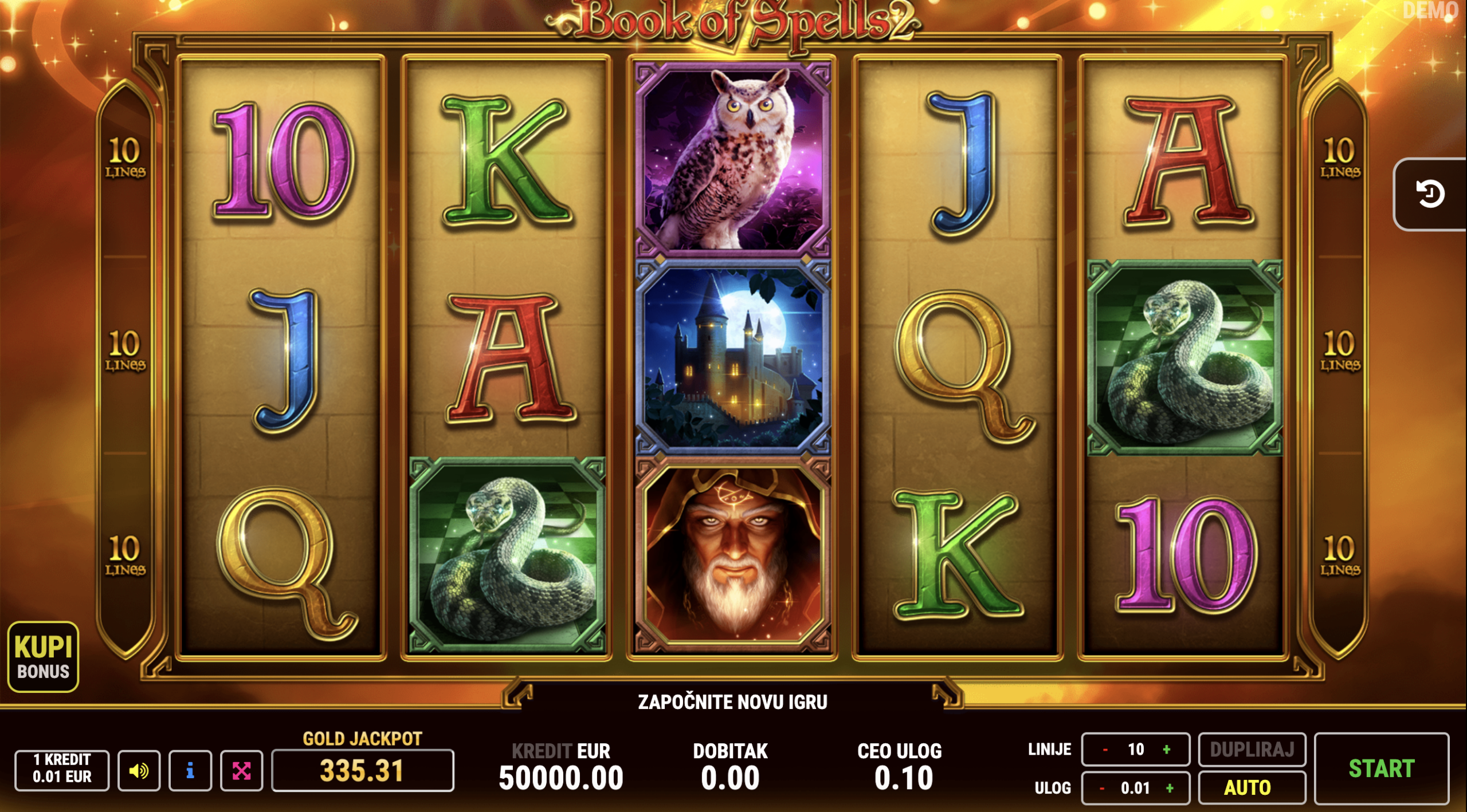 Book of Spells slot igra