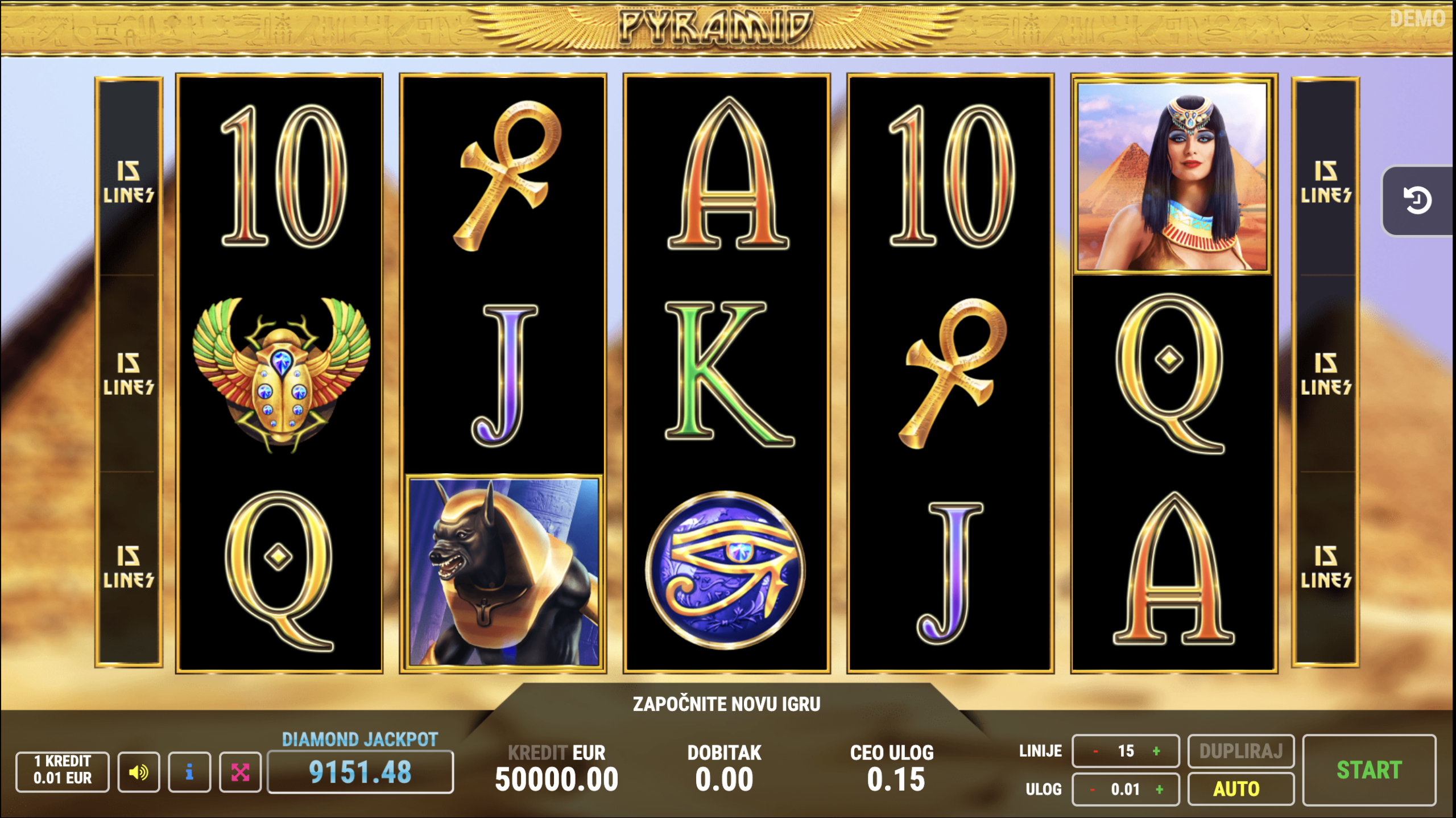 Pyramid slot igra